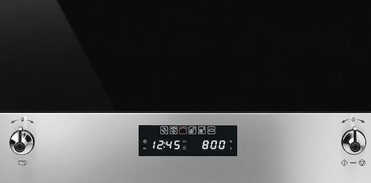 Smeg Cuptor cu microunde încorporat cu Grill 22lt Gri