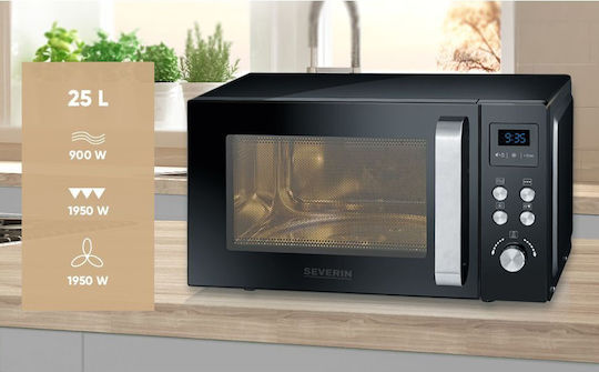 Severin MW 7752 Φούρνος Μικροκυμάτων με Grill 12lt Μαύρος