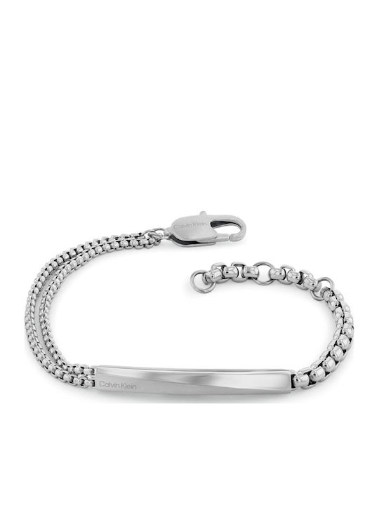 Calvin Klein Ανδρικό Βραχιόλι από Ατσάλι Calvin Klein Ανδρικό Βραχιόλι από Ατσάλι