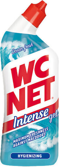 Wc Net Intense Gel Καθαρισμού Λεκάνης με Άρωμα Ocean Fresh 700ml