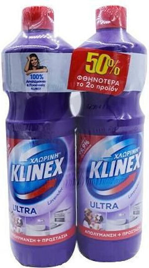 Klinex Ultra Protection Παχύρρευστο Υγρό 1250ml 2τμχ Levander