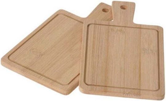 Koopman Module Suprafață de Tăiere din Bambus Maro 19x14cm 2buc