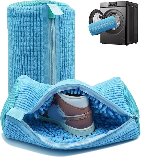 Set Saci de Spălat Încălțăminte Tecos 39x19x9 cm Albastru Protecție Anti-șoc Ideal pentru Mașina de Spălat