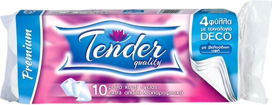 Premium Toilet Paper 10 Rolls 4 Ply (120gr/Roll)