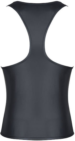 Regnes Fetish Planet Top Sexy pentru bărbați Negru