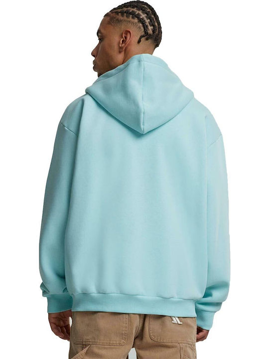 Signature Ζακέτα με Κουκούλα Light Blue