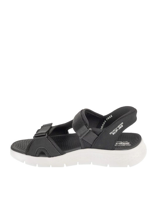 Go Walk Flex Ανδρικά Σανδάλια σε Μαύρο Χρώμα