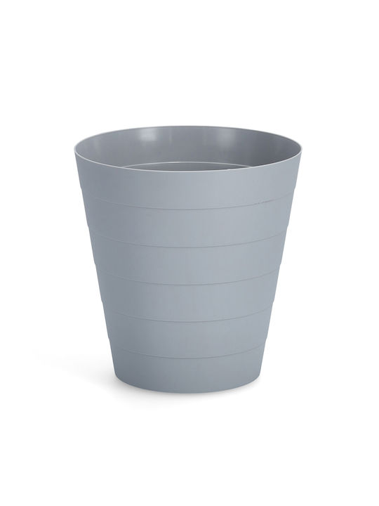 Waste Bin Waste Plastic Gray 13.5lt 1pcs