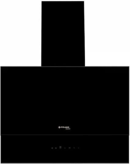 Pyramis Livelo Chimney Vent Hood 60cm Black
