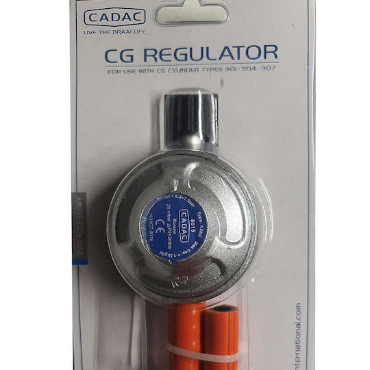 Cadac Regulator de Gaz Presiune scăzută și Lungime 1m