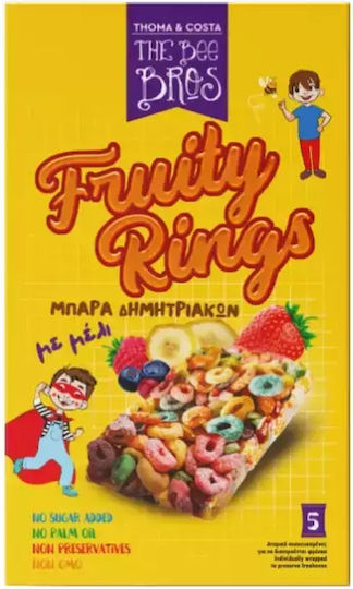Cereal Bar Honey Fruit Pack 5x25g Bee Bros