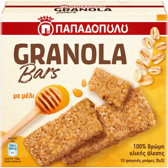 Παπαδοπούλου Granola Μπάρα Δημητριακών (5x42gr)