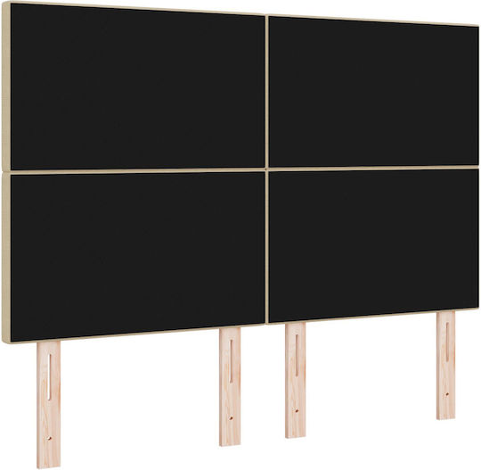 vidaXL Wooden Bed Headboard Open Green Gray 160x128cm