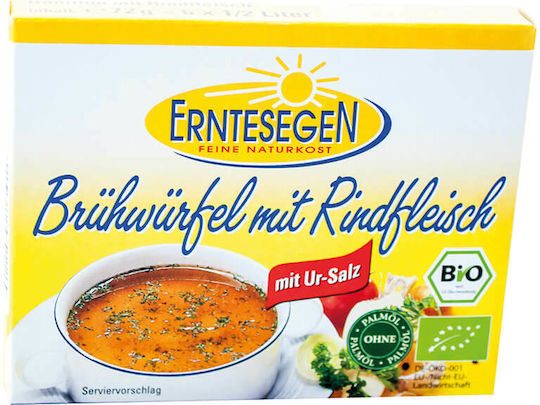 Erntesegen Βιολογικοί Κύβοι Μαγειρικής Βοδινό 72gr Συσκευασία των 6