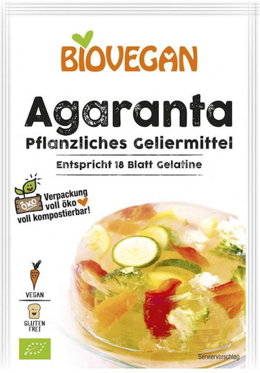 Biovegan Βιολογικό Αγάρ-Αγάρ Χωρίς Γλουτένη 18gr