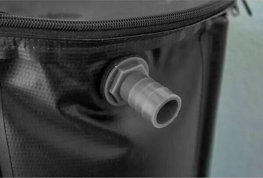 Neo Tools Vertical Cylindrical Plastic Storage Tank 500lt for Water / Petroleum Black