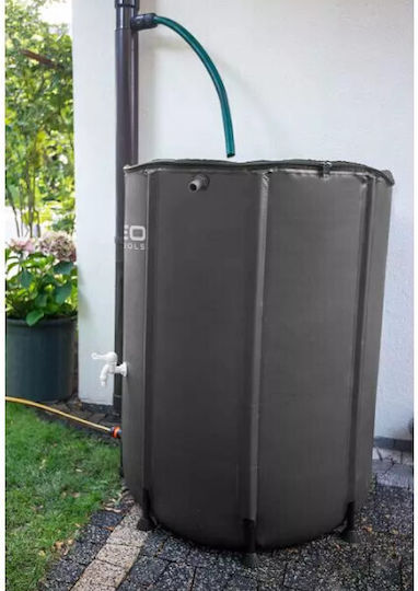 Neo Tools Vertical Cylindrical Plastic Storage Tank 500lt for Water / Petroleum Black