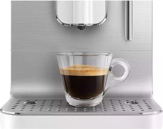 Smeg Collezione Automatische Espressomaschine 1350W Druckreiniger 19bar mit Mahlwerk Weiß BCC12WHMEU