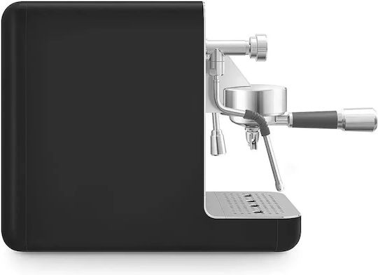 Smeg Μηχανή Espresso 1650W Πίεσης 15bar Μαύρη EMC02BLMEU