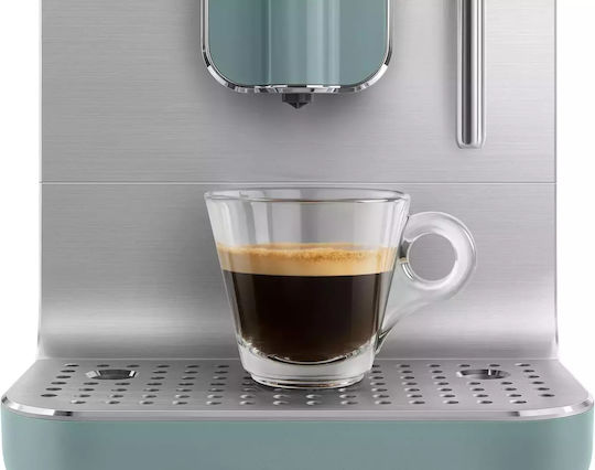 Smeg Μηχανή Espresso 1350W Πίεσης 19bar Πράσινη BCC12EGMEU