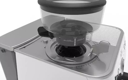 Solis Grind & Infuse Perfetta 1019 Automat Espressoare 1620W Presiune 16bar cu Râșniță Argintie SO200