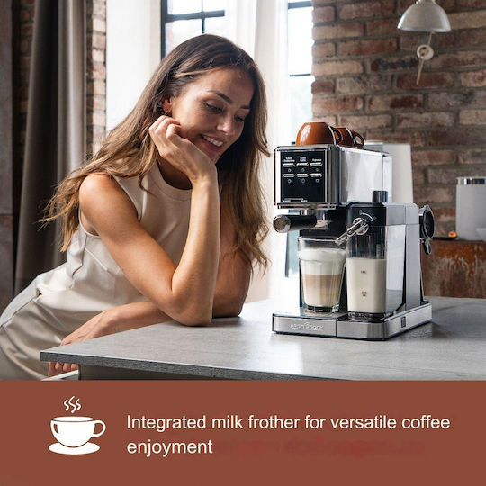 Profi Cook PC-ES-KA1266 Espressoare 1350W Presiune 20bar Pentru Cappuccino Gri
