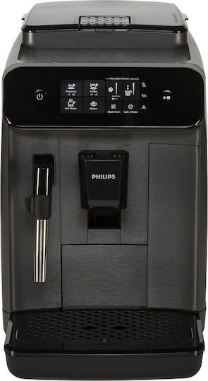Philips 800 Series 1500W Налягане 15бар с мелачка Черна