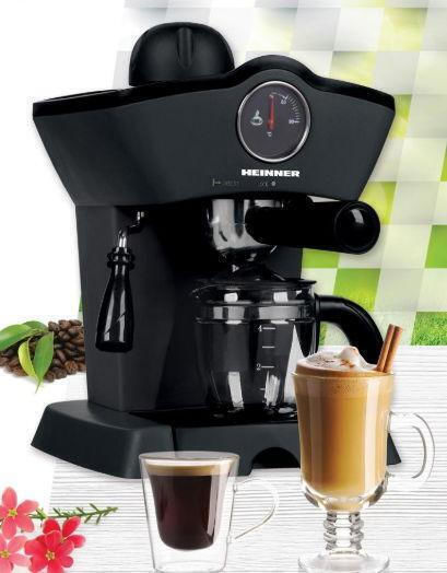 Heinner Automatic Espresso Machine 800W Pressure 3.5bar Black HEM-200BK