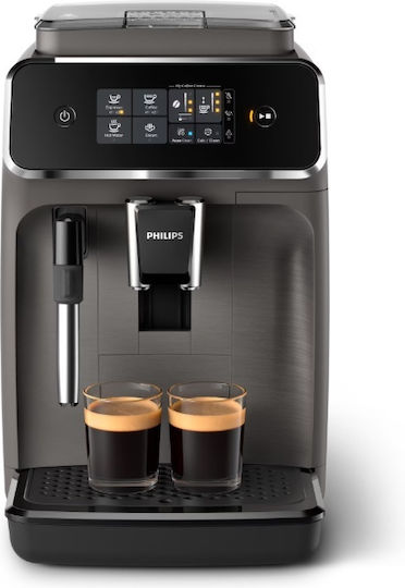 Philips Automatic Espresso Machine 1500W Pressure 15bar with Grinder Black EP2224/40