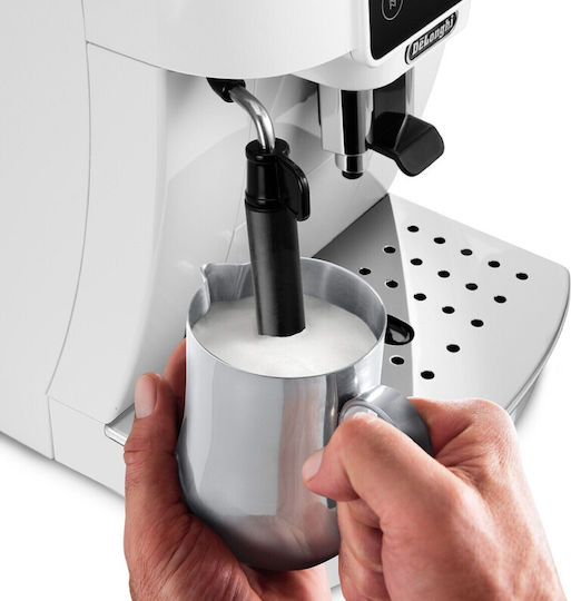 De'Longhi Magnifica Автоматична Еспресо Кафемашина 1450W 15bar С Мелачка Бяла ECAM220.20.W
