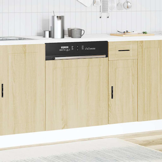 Vidaxl Панел за съдомиялна машина Porto Sonoma Oak 60x1.5x67 см
