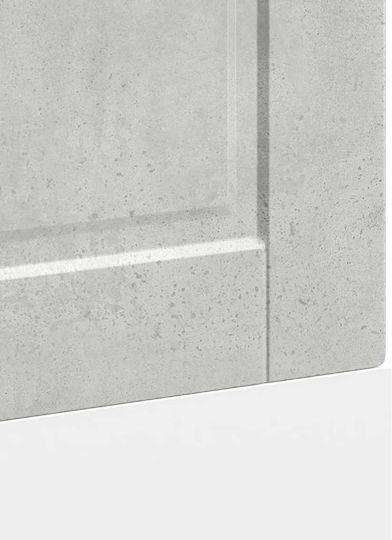 Vidaxl Dishwasher Panel Porto Concrete Gray 60x1.5x67 cm