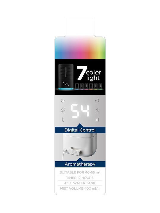 Concept Led Συσκευή Αρωματοθεραπείας με Χρονοδιακόπτη Λευκή 4500ml ZV2010