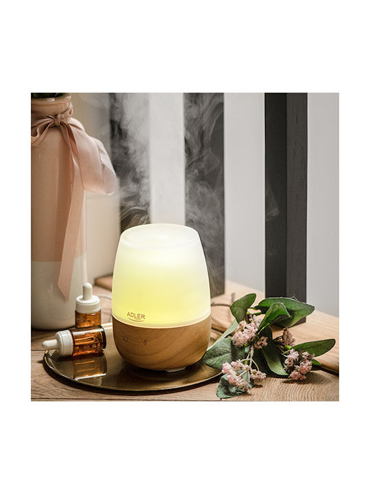 Adler Led Ultrasonic Aromatherapy Diffuser with Timer Multicolour 130ml AD 7967