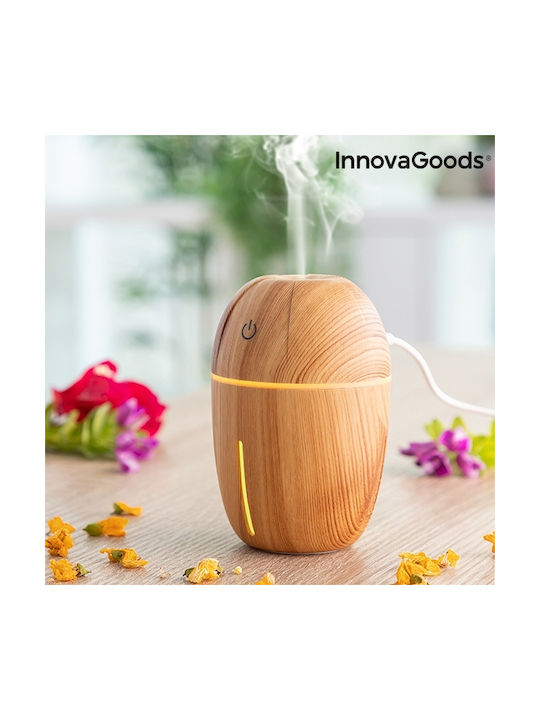 InnovaGoods LED Устройство за ароматерапия Ултразвуков Honey Pine Бежов 180мл V0101197