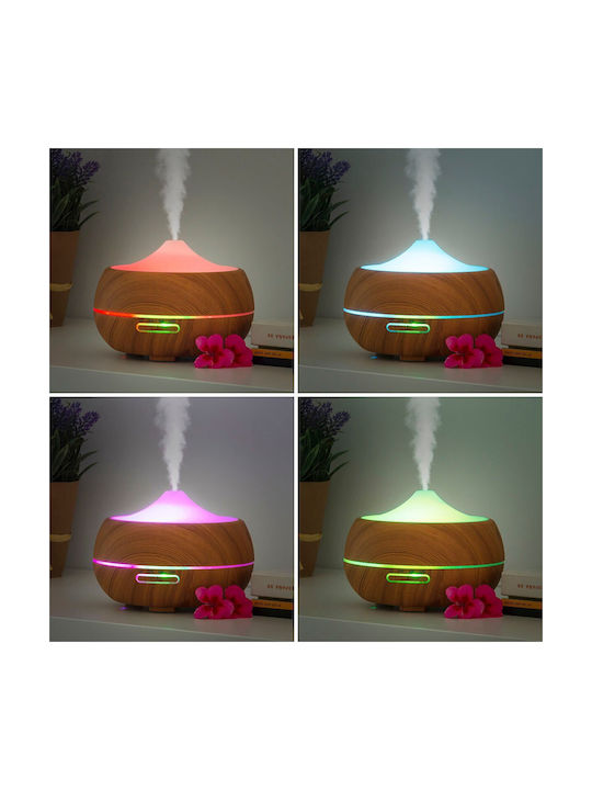 InnovaGoods Led Συσκευή Αρωματοθεραπείας Woodeneffect Πολύχρωμη