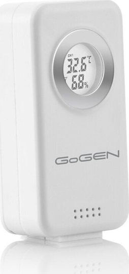 GoGEN Wireless Digital Weather Station Tabletop White