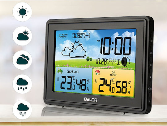 Baldr BD-908 Wireless Digital Weather Station Tabletop Black