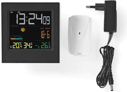 Nedis NEDWEST404BK Wireless Digital Weather Station Wall Mounted Black