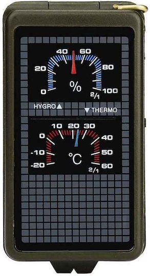 Fosco 453225 Analog Weather Station Tabletop Black