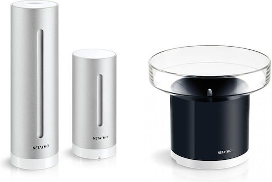 Netatmo Ασύρματος Μετεωρολογικός Σταθμός Ψηφιακός Επιτραπέζιος Γκρι