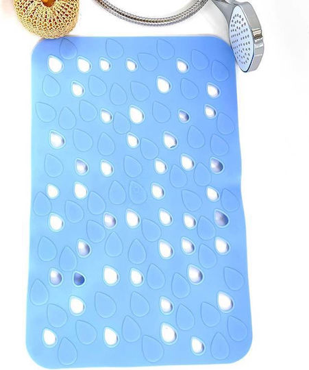 Dimitracas Drops Bathtub Non-slip with Suction Cups Blue 34x54εκ.