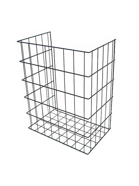 Soumelidis Καλάθι Απλύτων Μεταλλικό 50x25.5x50cm Γκρι