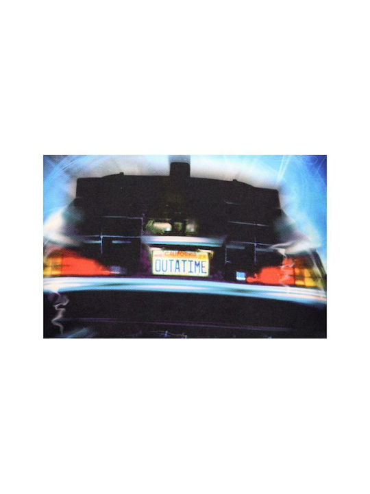 Back To Future Delorean Roads Stuffed Cushion 45cm