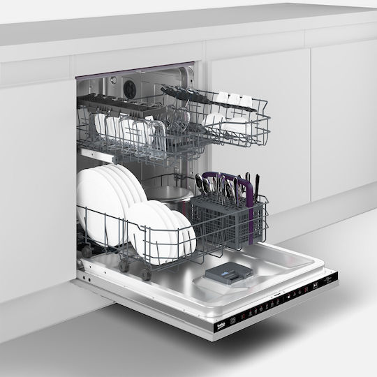 Beko Vollintegrierter Geschirrspüler für 14 Gedecke B59.8xH81.8cm