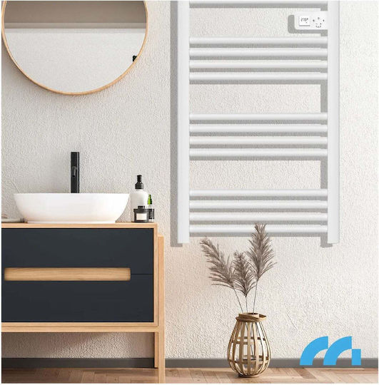 MalTec Ηλεκτρική Πετσετοκρεμάστρα 500W 97x53.5cm Λευκή