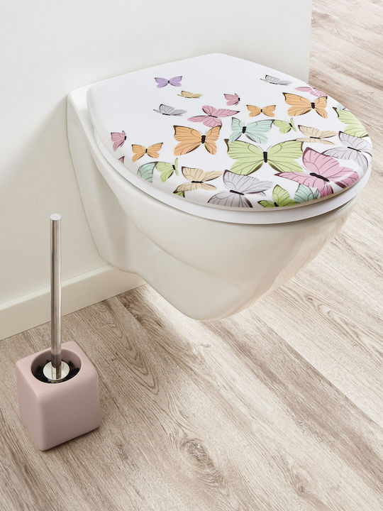 Kleine Wolke Butterflies Καπάκι Λεκάνης Πλαστικό 45x37cm Πολύχρωμο
