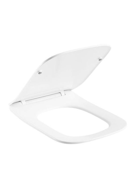 Bormann Plastic Soft Close Toilet Seat White BTW1080 44.5cm
