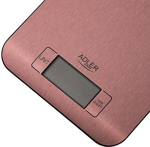 Adler Ψηφιακή Ζυγαριά Κουζίνας έως 5kg Ροζ