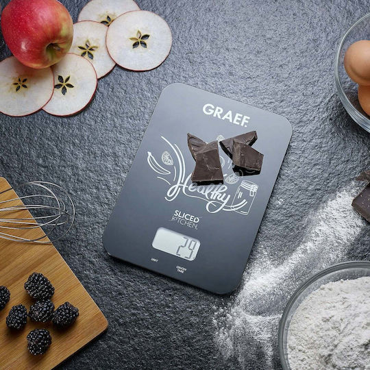 Graef Digitale Küchenwaage bis 5kg Schwarze
